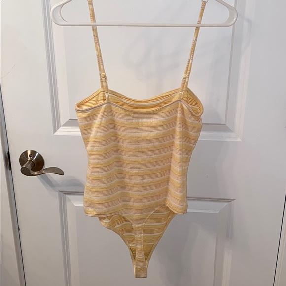 Privacy please yellow bodysuit - Picture 2 of 2